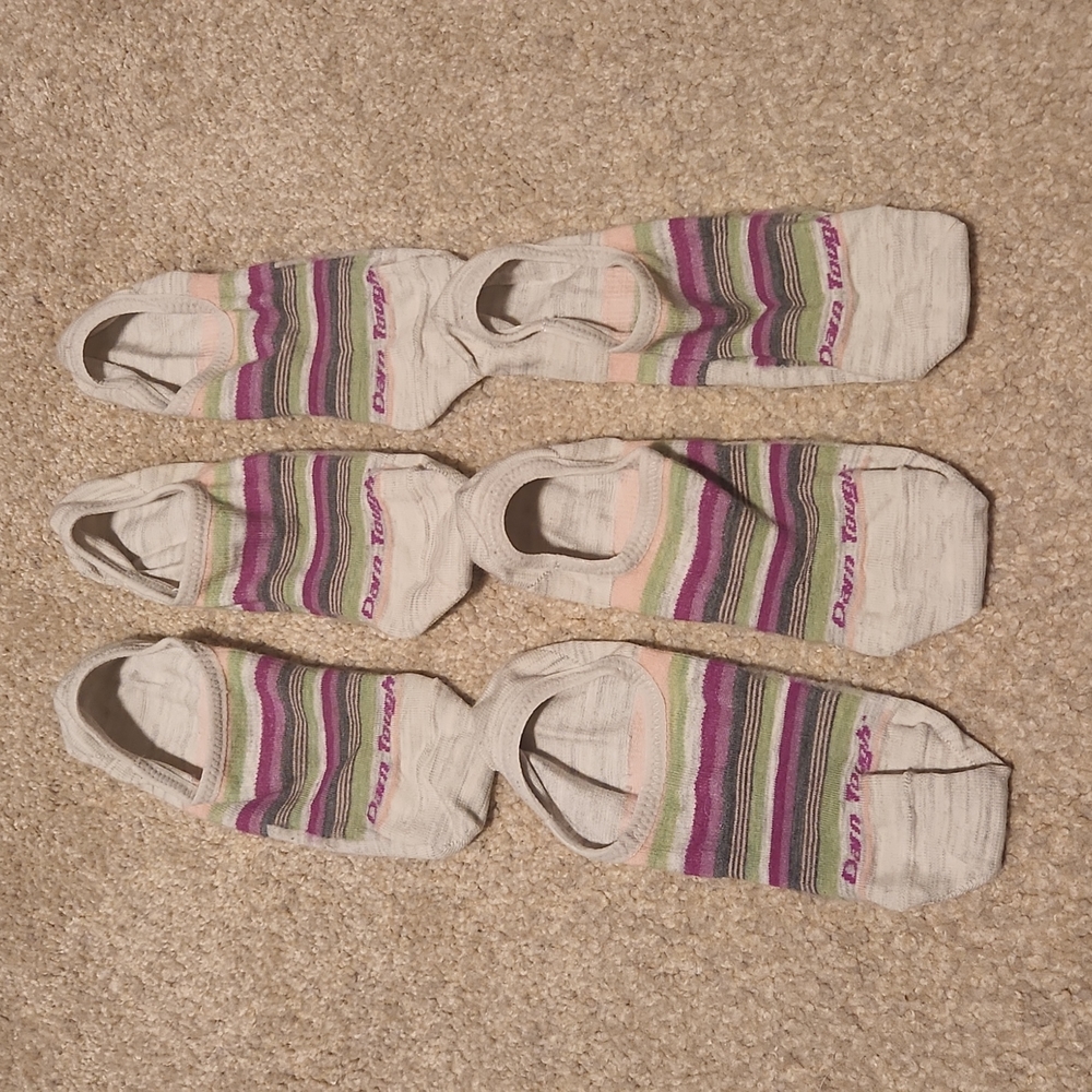 3 pairs Darn Tough no show ankle socks